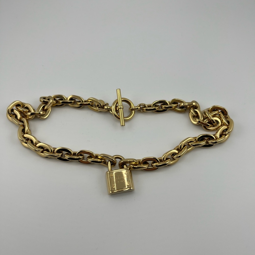 Michael Kors lock choker necklace
